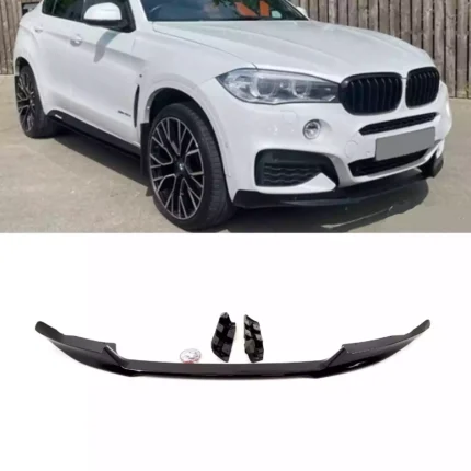 BMW F16 priekinis pažeminimas (lipas), juodas, blizgus