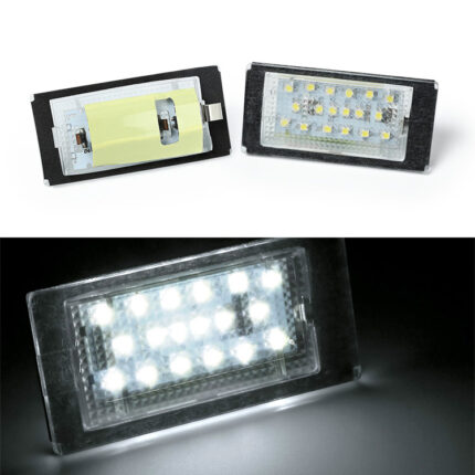 BMW E46 Coupe LED numerių apšvietimas