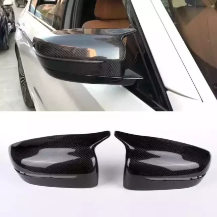 BMW G30, G32, G11, G12 M išvaizdos veidrodelių dangteliai, carbon look