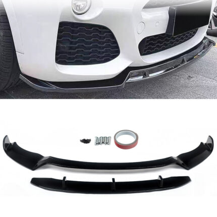 BMW F25, F26 LCI priekinis pažeminimas (lipas), juodas, blizgus